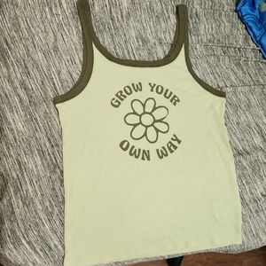 American Eagle L Grow Your Own Way tank top